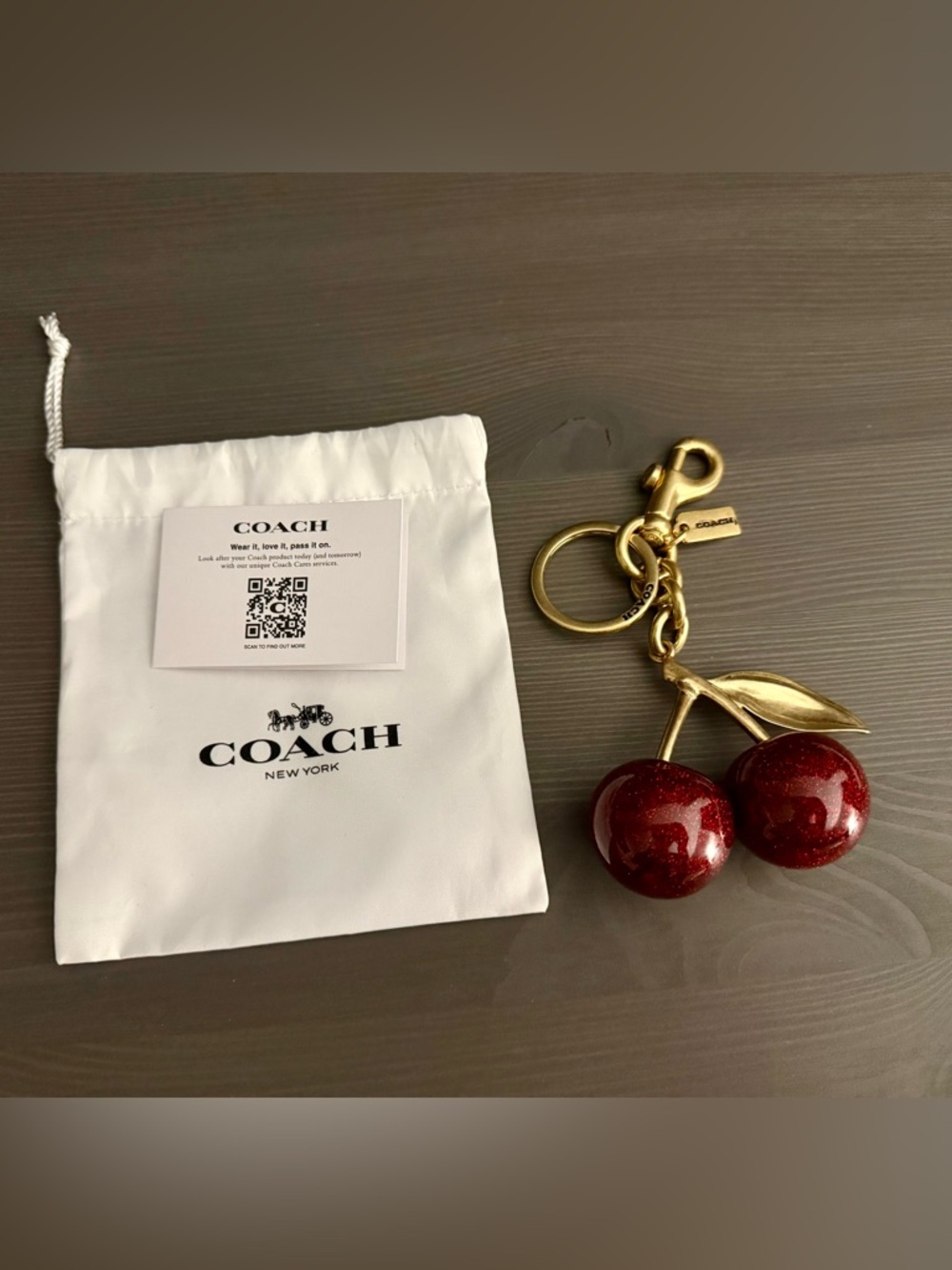 Coach Cherry Charm